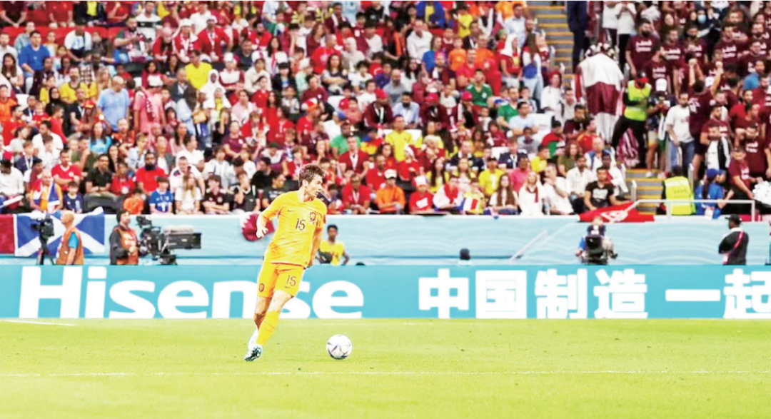 海信赞助国际足球重大赛事。企业供图