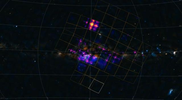 宽视场X射线望远镜（WXT）指向银河系中心的观测图像。EP科学中心供图