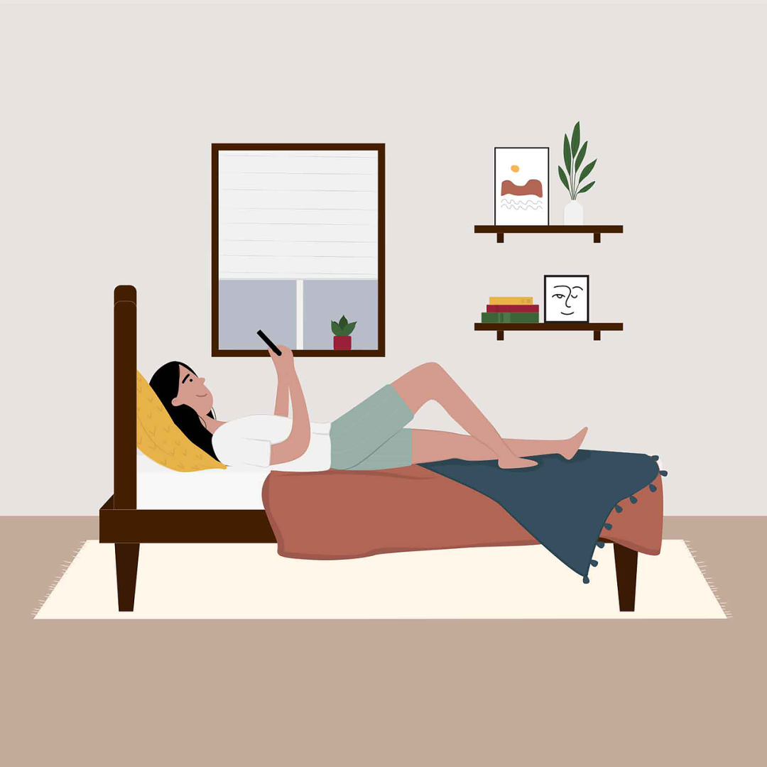 ▲很多人都喜欢躺在床上刷手机丨pixabay.com