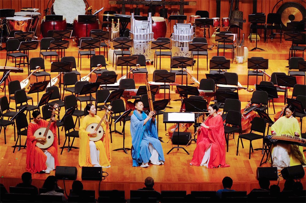 演出现场。本文图片由上海民族乐团提供。