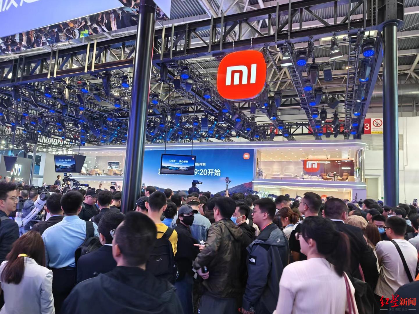 ▲小米汽车展台