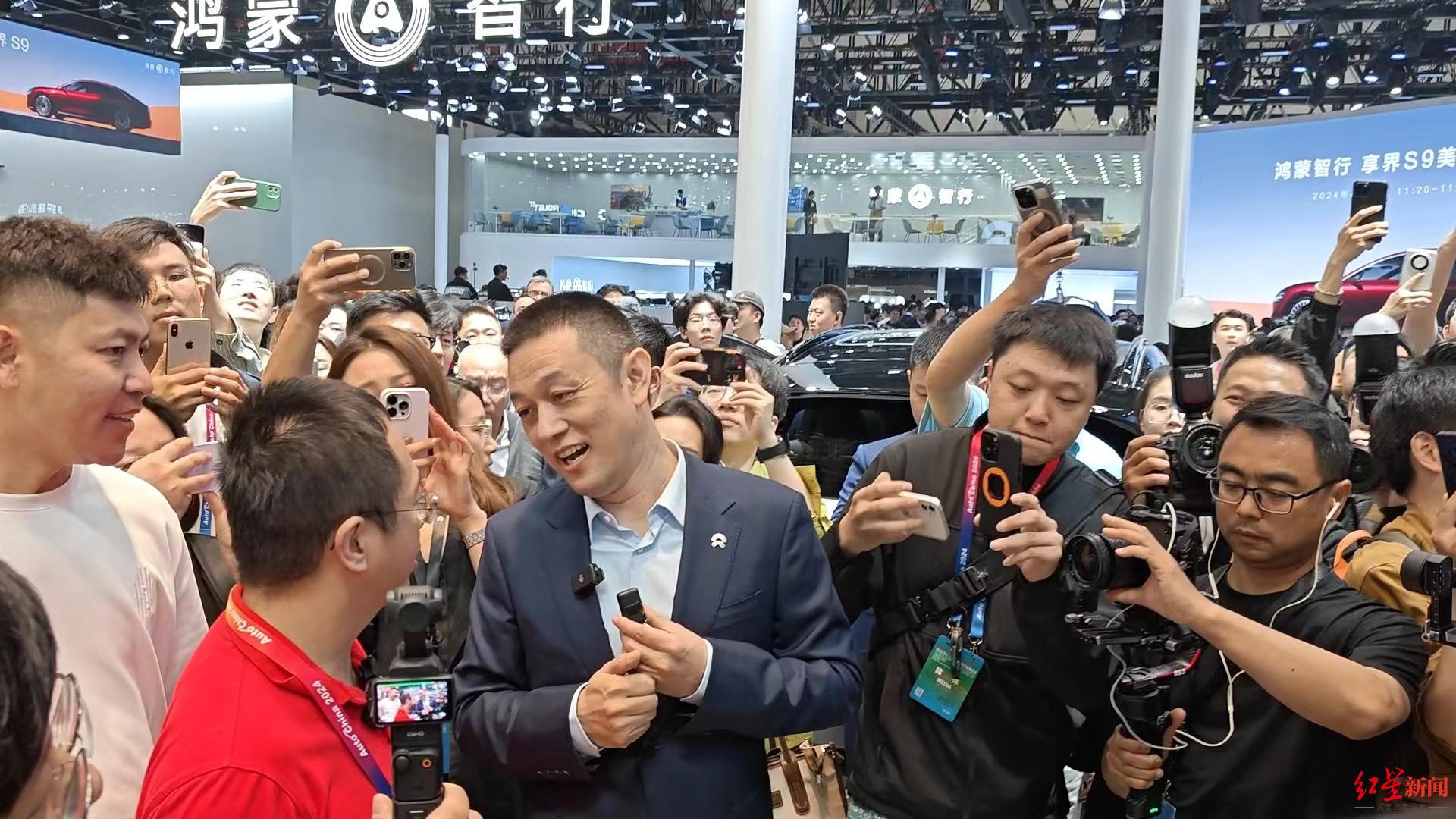 ▲李斌接待周鸿祎