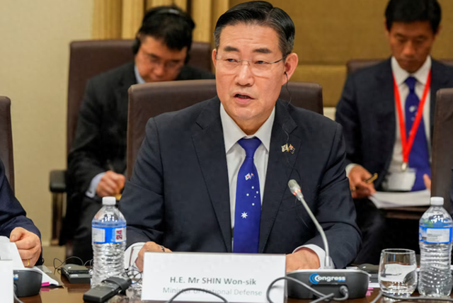 2024年5月1日,申源湜在澳大利亚墨尔本举行的韩澳外交及国防部长会议