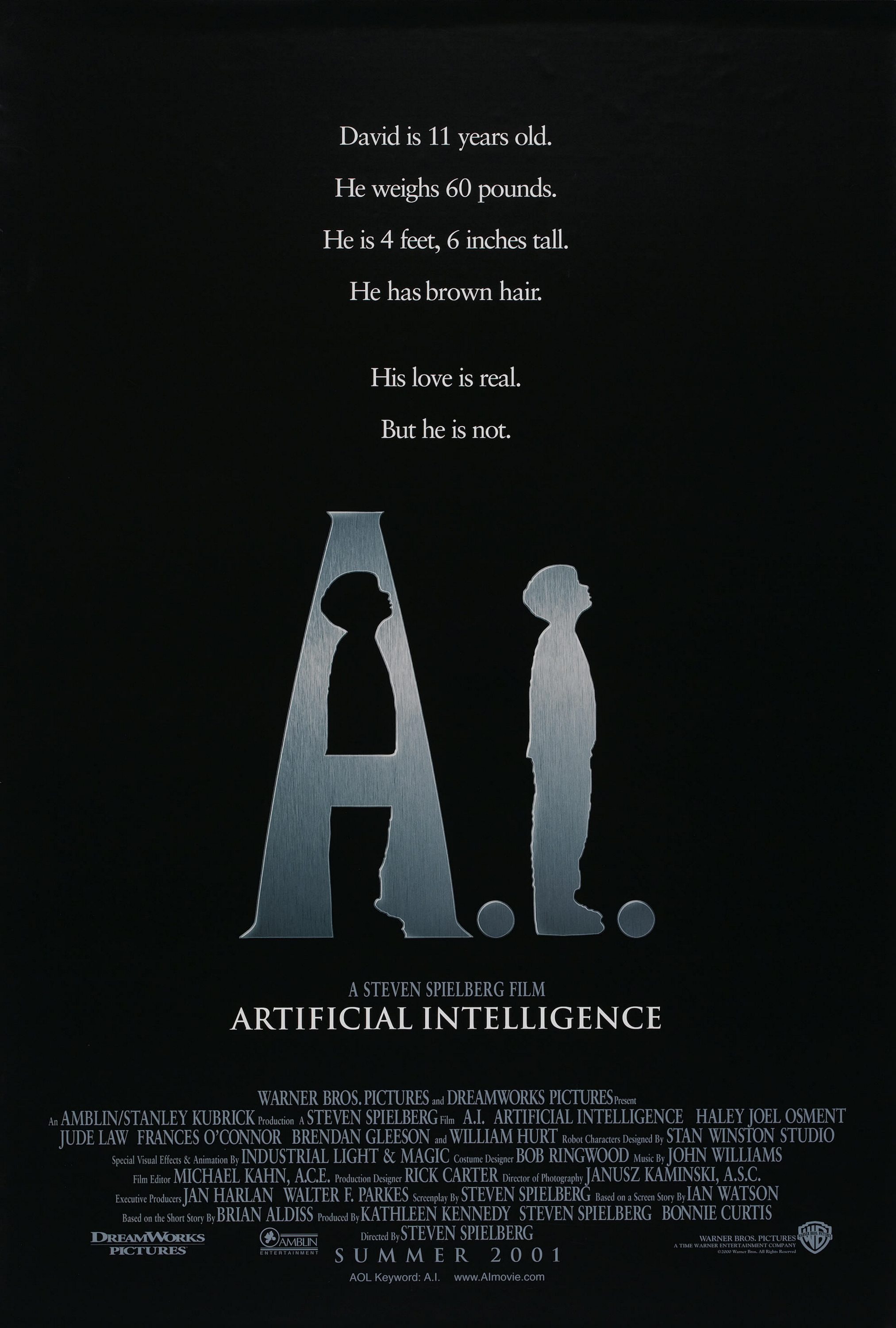 《人工智能》电影海报。图片来源：豆瓣