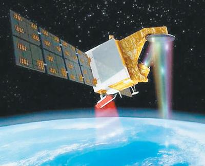 中法海洋卫星在轨运行示意图。新华社发