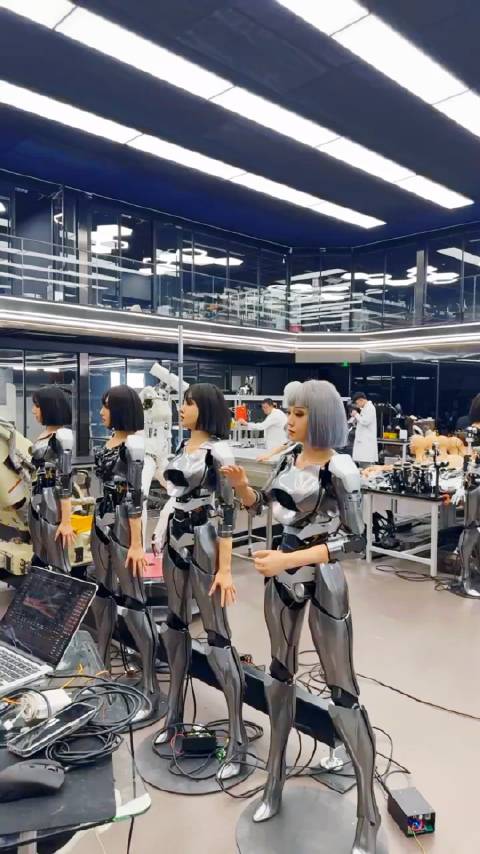 中国仿生人形机器人🤖已经投入量产阶段_新浪新闻