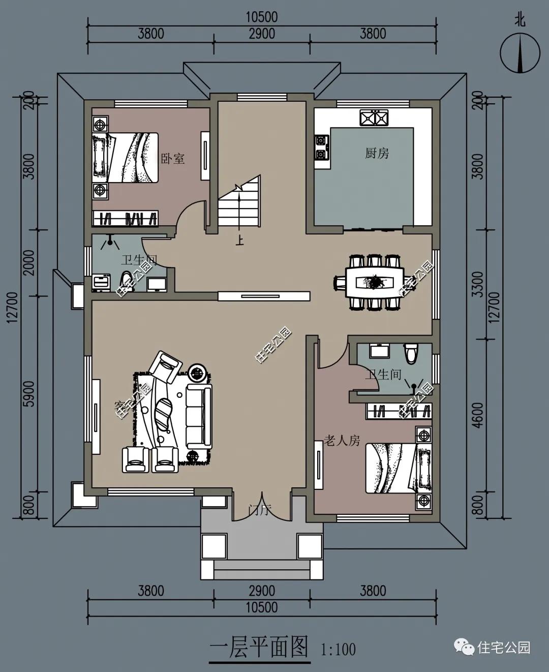 7套经典户型,10个实建案例,看看拿住宅公园的图纸建房,房子有多美!
