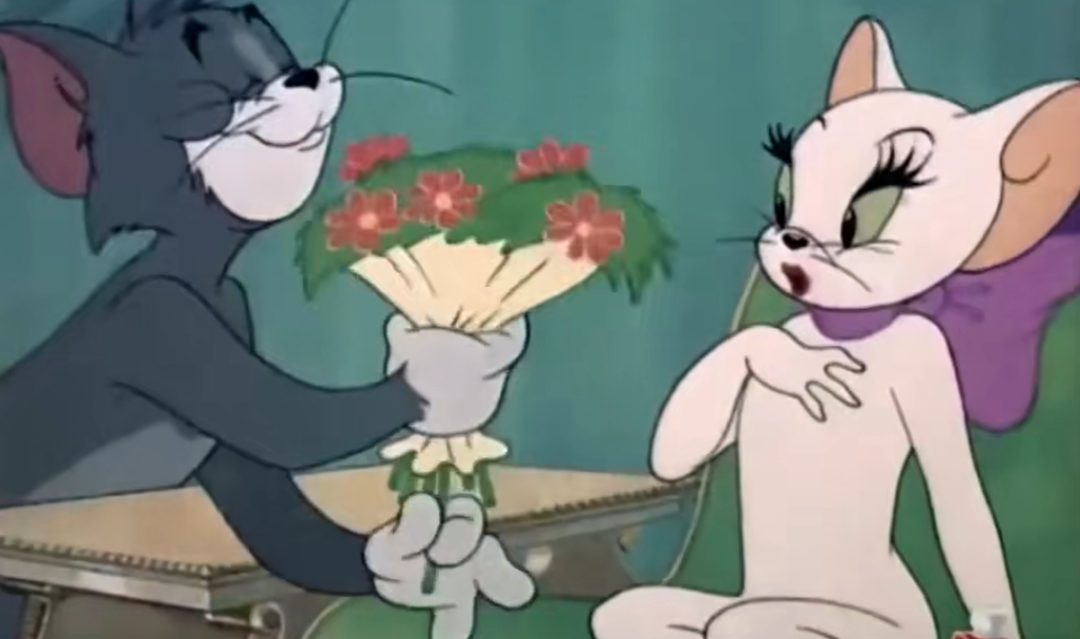 《猫和老鼠》中被汤姆追求过的白猫"图多盖洛"成为仿妆灵感来源