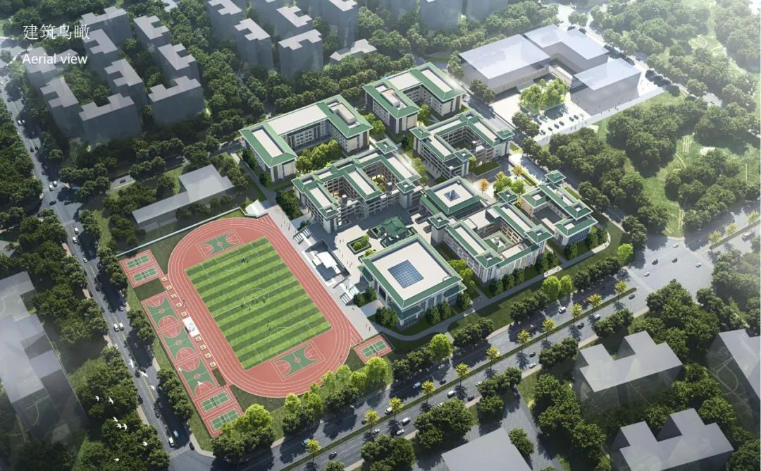 新都区悦动新城学校(中学部)效果图