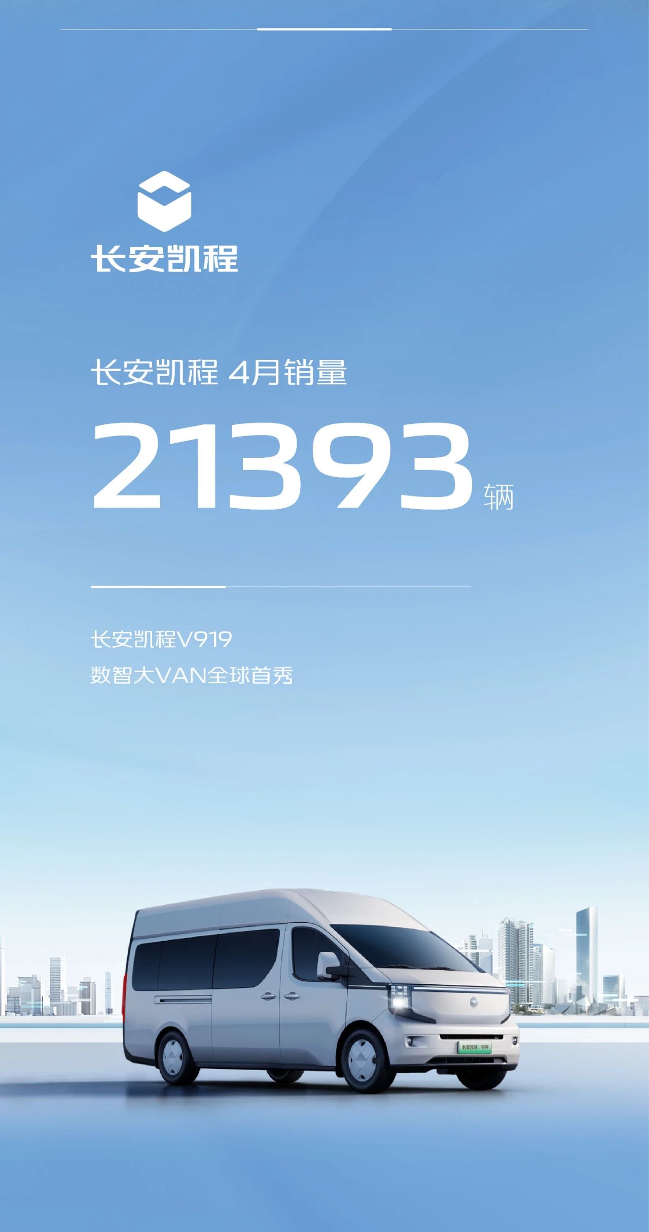 长安汽车品牌4月销量达91,332台;长安凯程4月销量为21,393台,定位数智