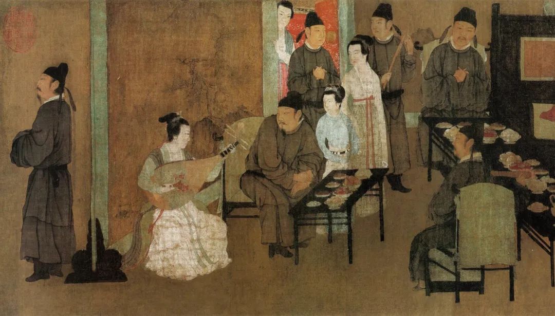 顾闳中《韩熙载夜宴图》局部 现藏于北京故宫博物院