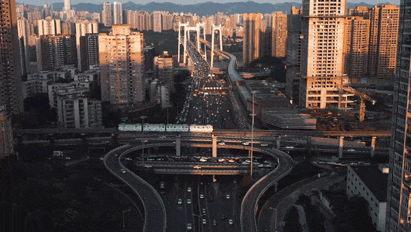 重庆立体交通网络。（资料图） 重庆城市影像师张坤琨 摄