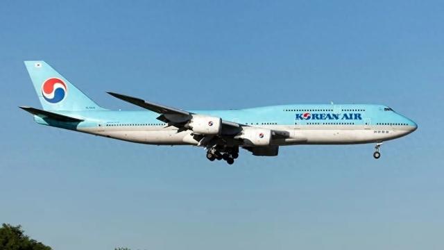 △大韩航空公司的波音747-8客机（资料图）