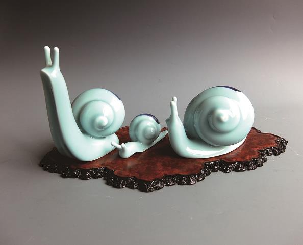 瓷艺·蜗牛