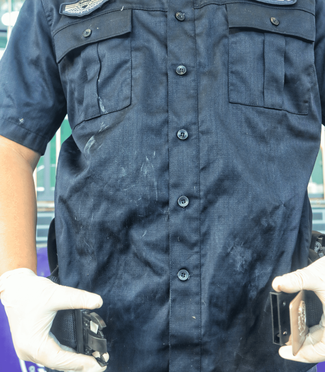 地表温度超50℃!这些戍边民警衣服"有点咸"