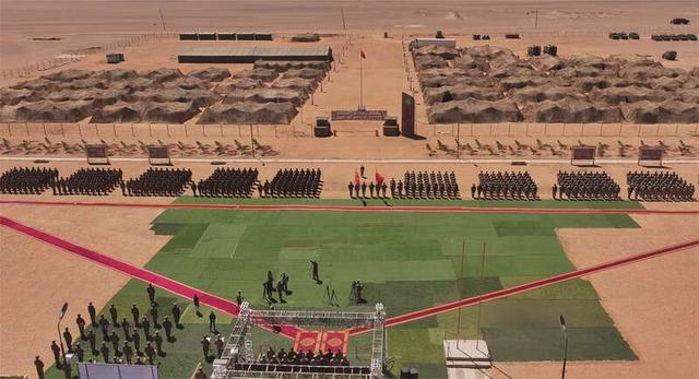 中蒙“草原伙伴-2024”陆军联合训练开幕式现场。赵阿飞/摄