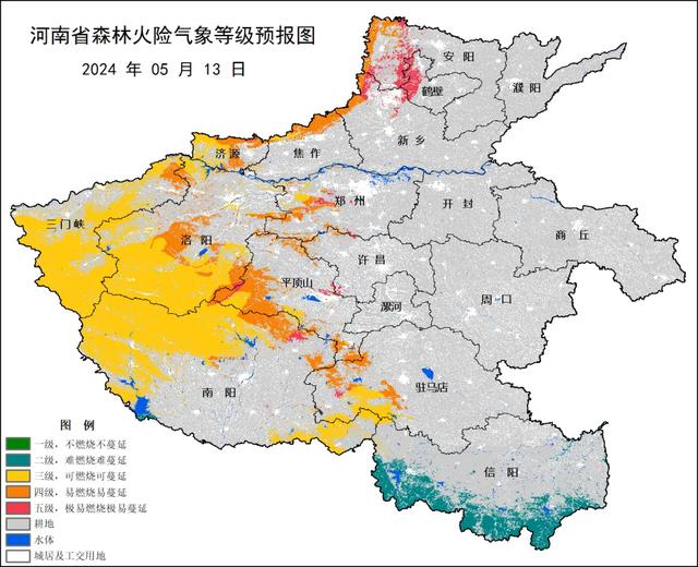 预报来源：河南省气象台2024年5月12日12时预报