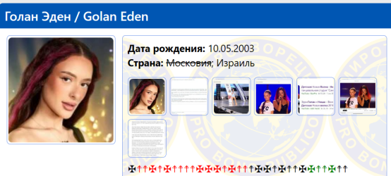 伊登·戈兰被乌克兰极右翼网站“和平缔造者”纳入“敌人名单” 图自“和平缔造者”网站