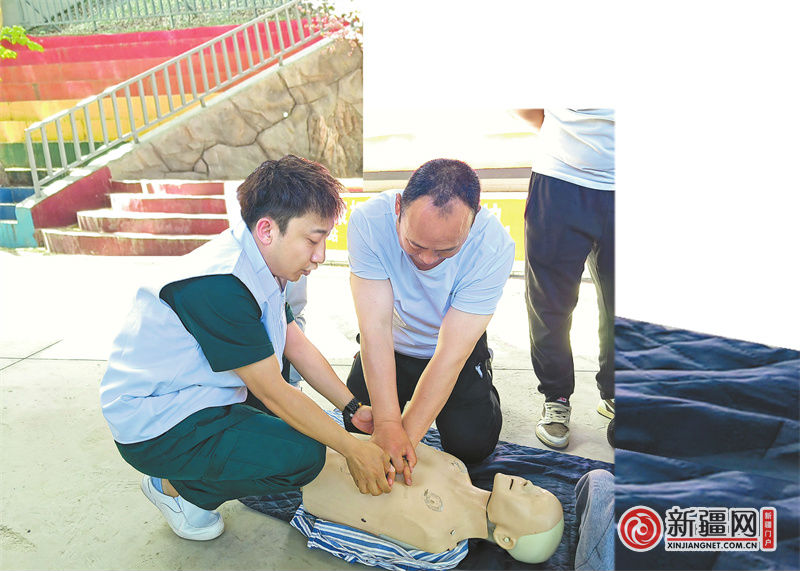 (全媒体记者陈岩摄)5月11日,天山区青年路街道新民路西社区在市第30