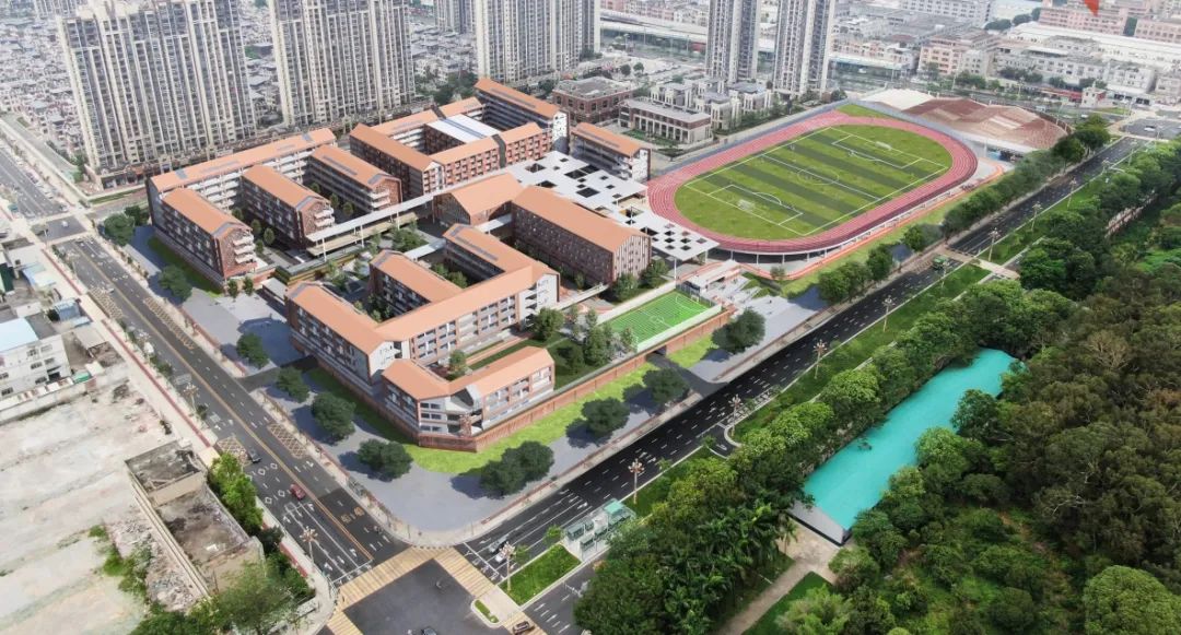 效果图项目位于福岗路与彩云路交汇处,是属市重大建设项目,总建筑面积