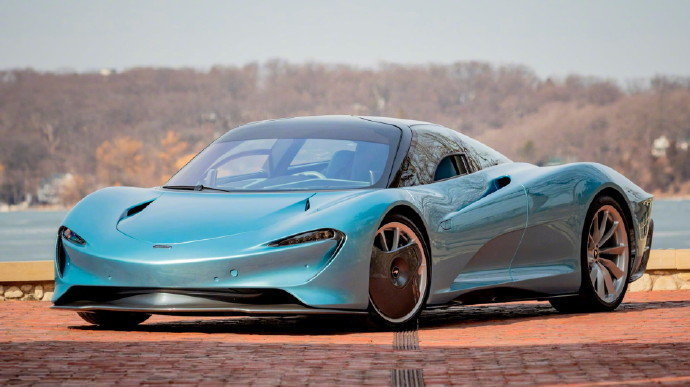 迈凯伦mclaren speedtail,这颜色很赞!