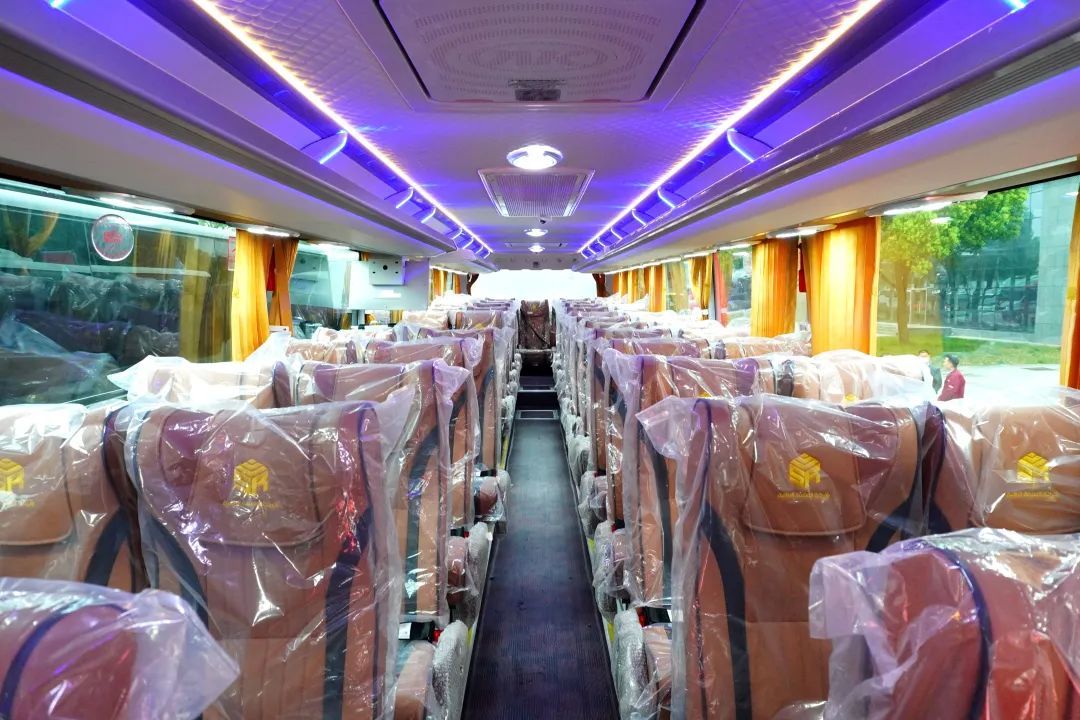 出口沙特的安凯n8客车内饰随着海外消费者对中国汽车品牌的了解,接受