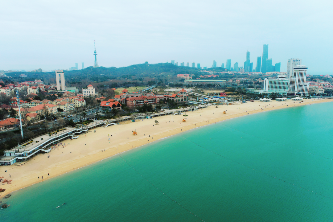 青岛第一海水浴场 新浪网