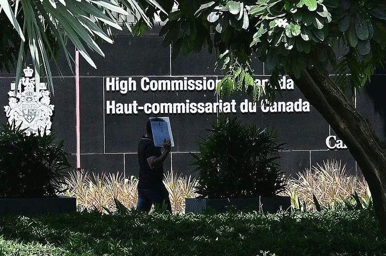 位于印度新德里的加拿大驻印度高级专员公署(资料图)尼贾尔遇害案