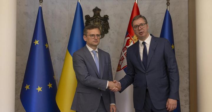 外媒：乌克兰外长与乌“第一夫人”同访塞尔维亚，武契奇宣布塞大使将重返基辅