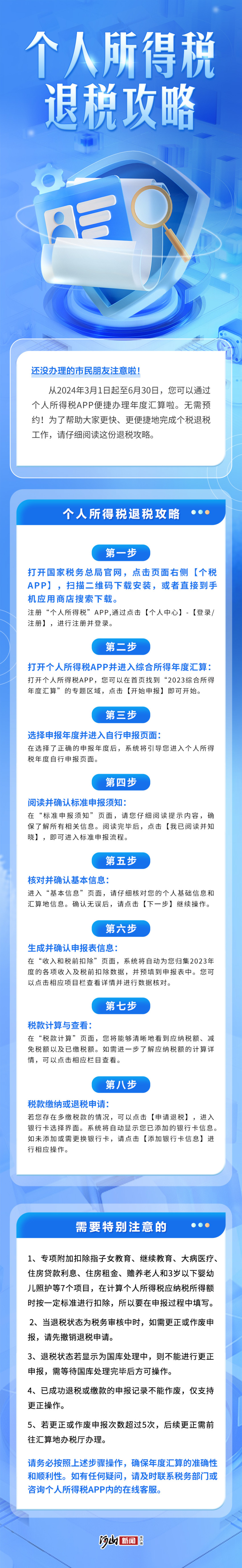 请收藏!个人所得税退税攻略
