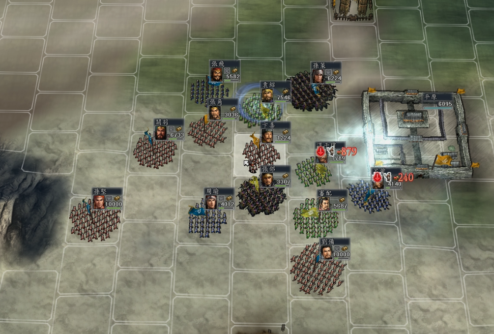 孙刘联军大战袁绍军和黄巾军