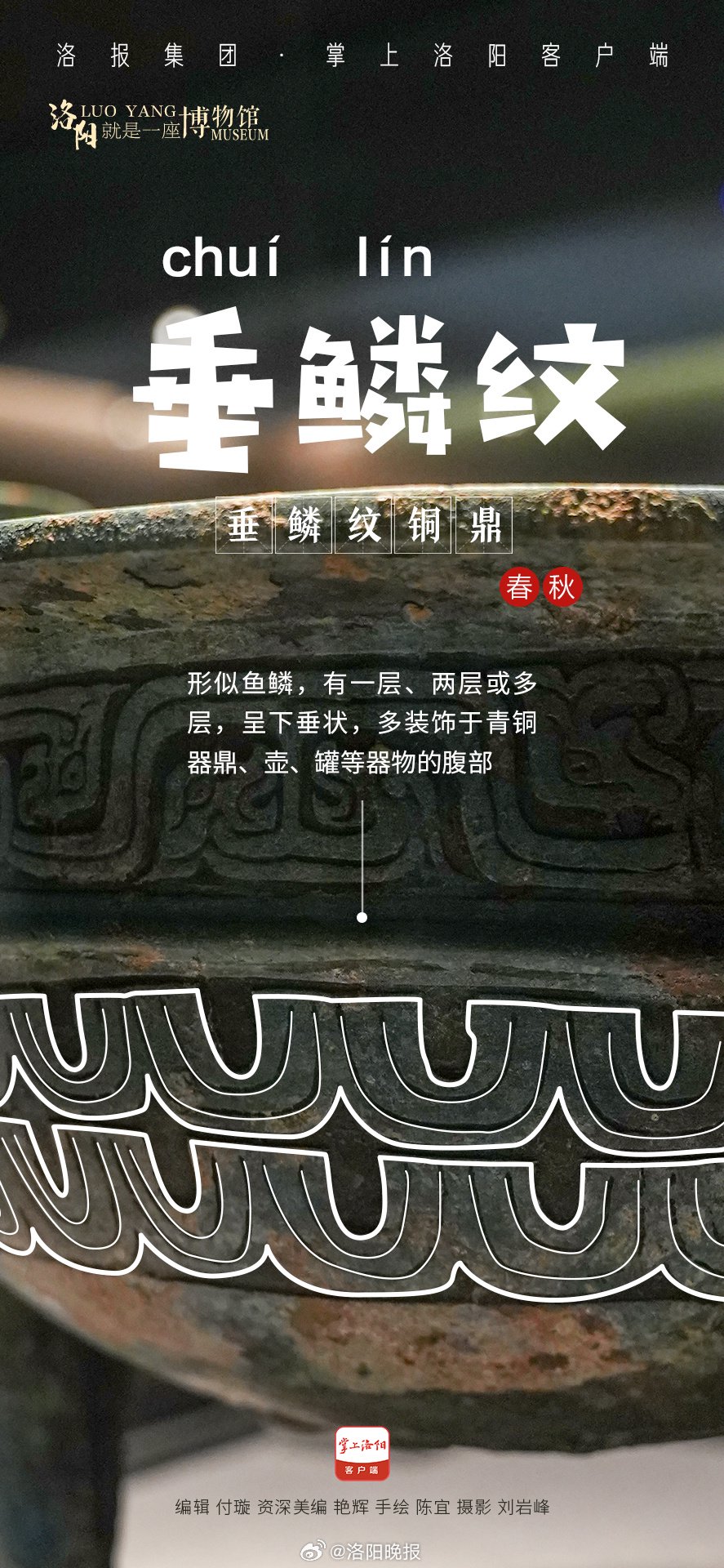 垂鳞纹（垂鳞纹铜鼎 春秋 洛阳博物馆藏）|洛阳博物馆|铜鼎|博物馆_新浪新闻