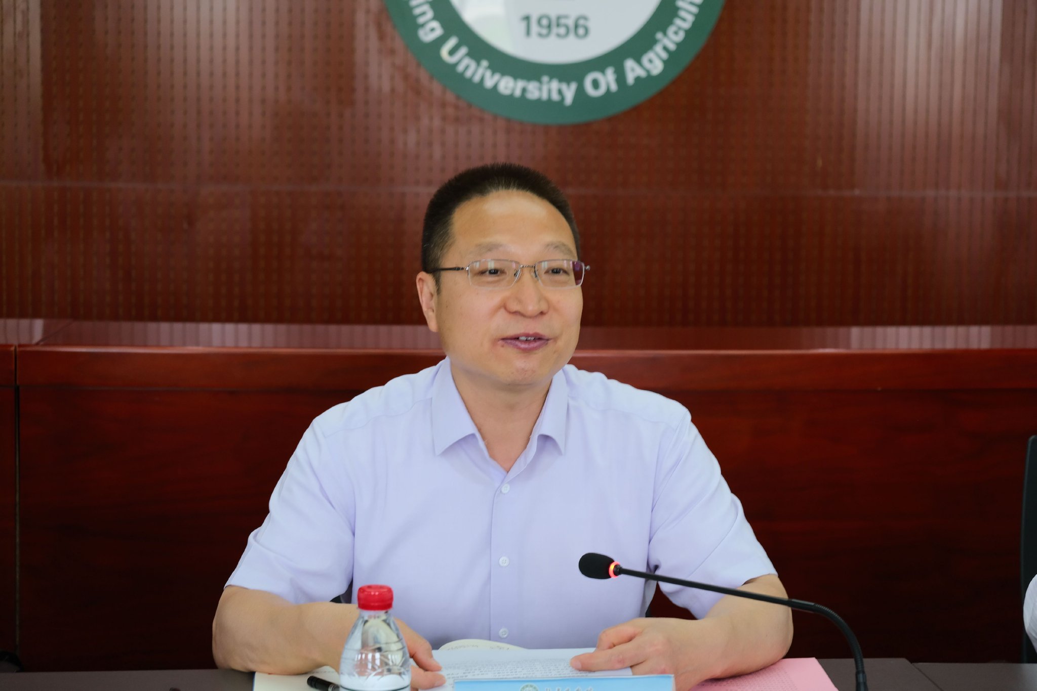 北京农学院党委常委,副院长张德强.