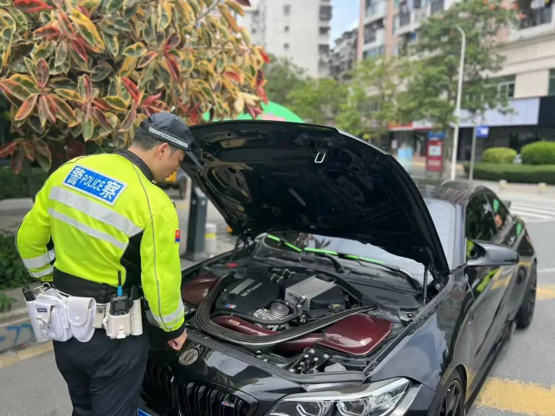 厦门一辆兰博基尼被查!