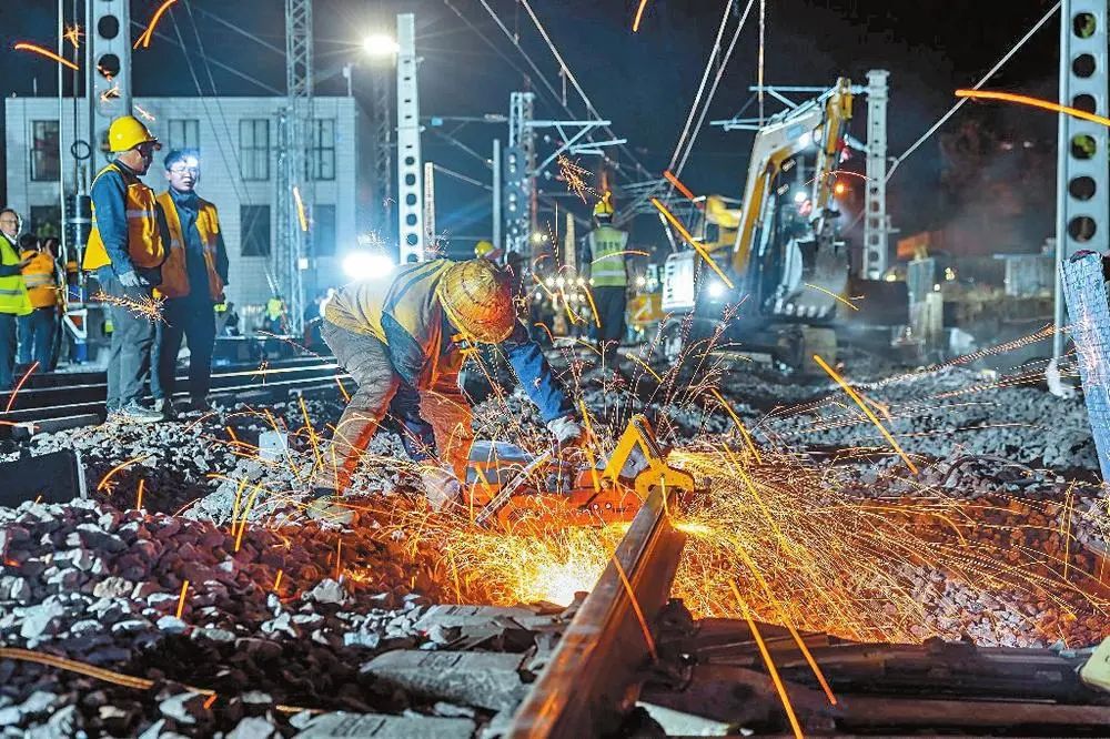 成昆铁路广通站升级改造完成