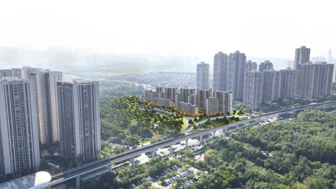 位于大竹林至礼嘉滨江地带中心位置,紧邻轨道6号线九曲河站,同时规划