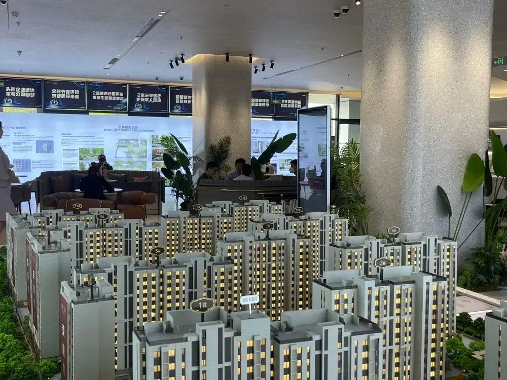 北京北五环外某新楼盘售楼处。新华社记者 王优玲 摄