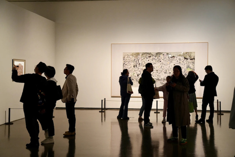 55万人次走入“中国式风景”，中华艺术宫林吴大展落幕|吴冠中_新浪财经_新浪网