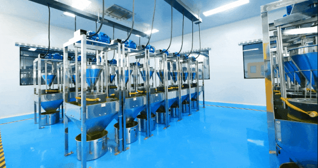 抹茶生产车间。图片来源：贵茶