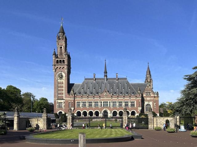位于荷兰海牙的国际刑事法院 IC photo 资料图