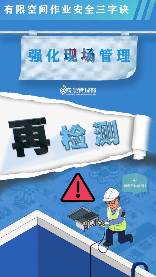 "三字诀"要牢记!有限空间作业安全如何保障?