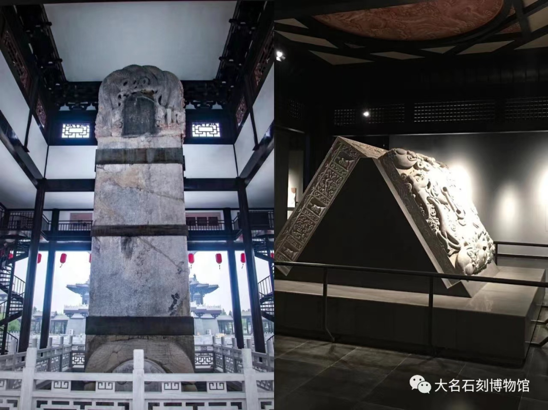 这两尊"全国之最"终于"父子"团圆(图片来源:大名石刻博物馆微信公众号