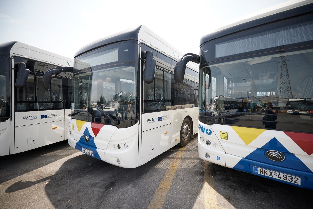 首批!希腊总理欢迎宇通电动公交车投入运营