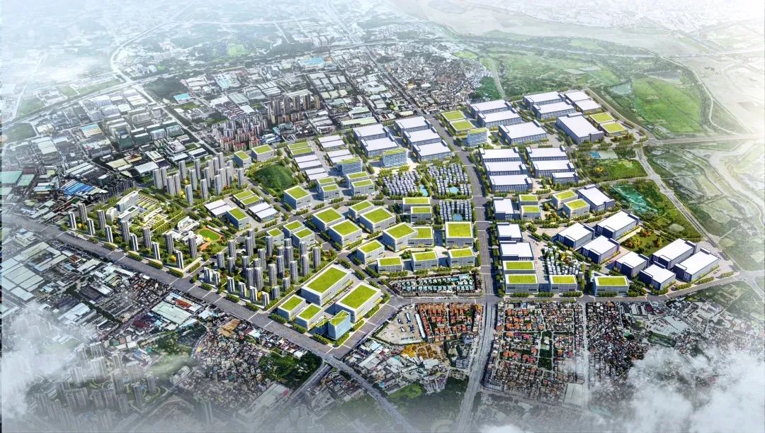 园区规划模拟效果图据了解,上述项目的建设单位都是东莞市寮步实业