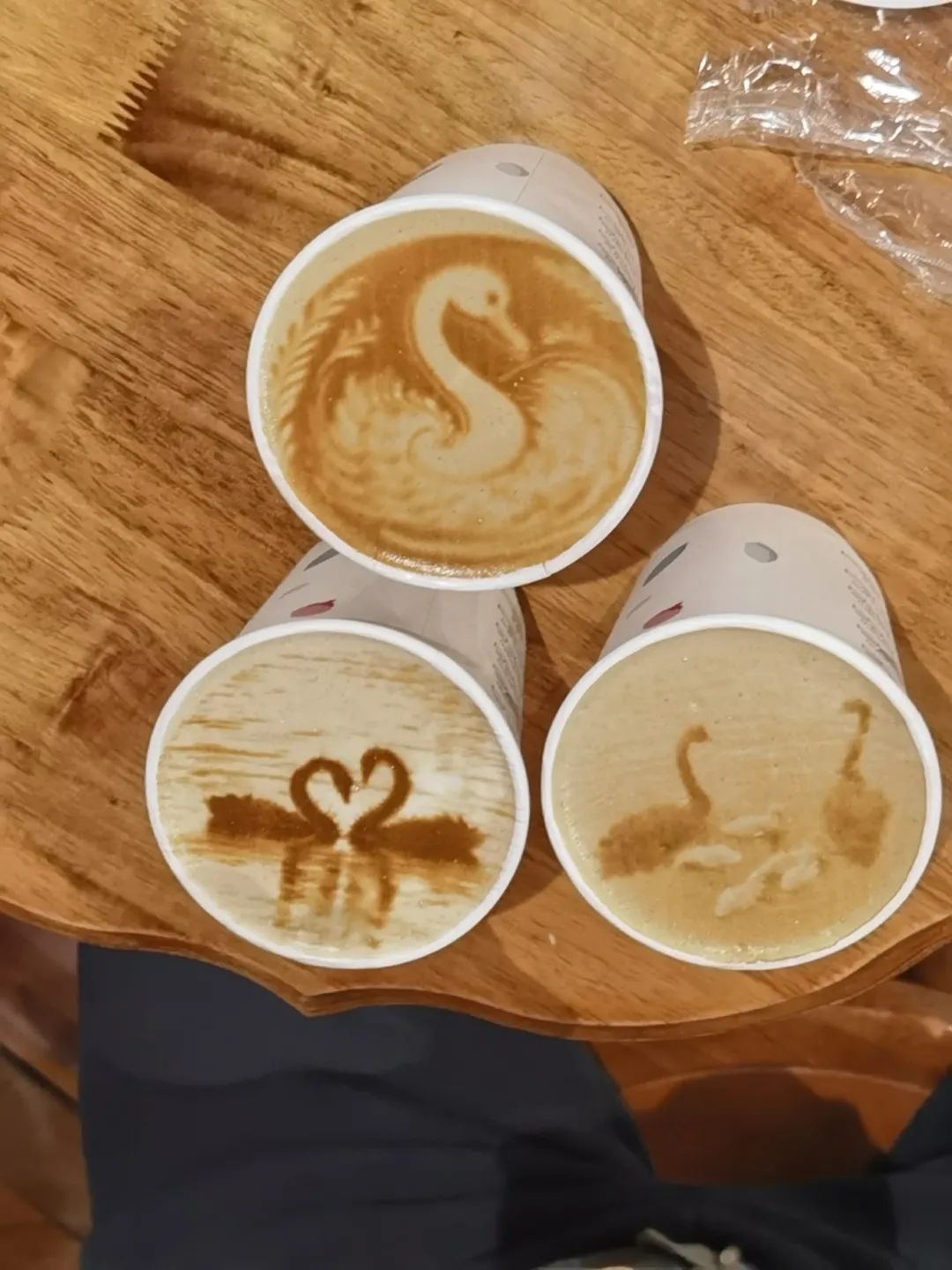 "清河之洲"特色黑天鹅咖啡拉花黑天鹅布包,天鹅拉花拿铁,天鹅咖啡 