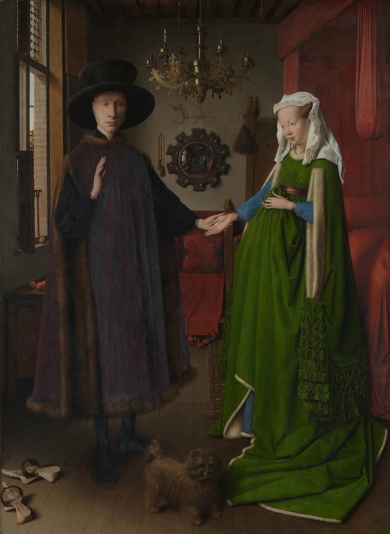 扬·凡·艾克，《阿尔诺芬尼夫妇》，1434年，英国国家美术馆藏