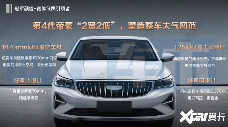 吉利新帝豪配置曝光!4s店:换新前脸,卖6.49万?