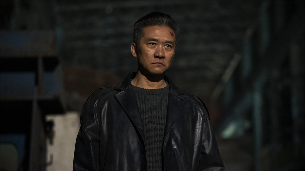 "大背头"崔铁军(黄志忠 饰)映后交流环节,曾开中国首部犯罪纪实片先河