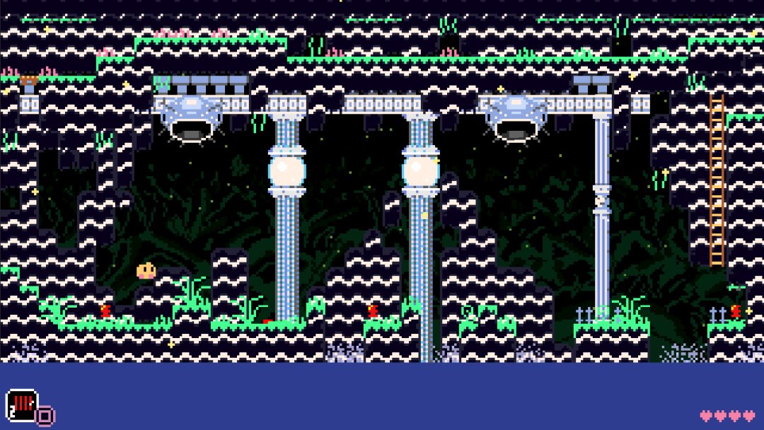 为了实现最终的美术风格,他其实是把游戏的画面的成型分为好几步来