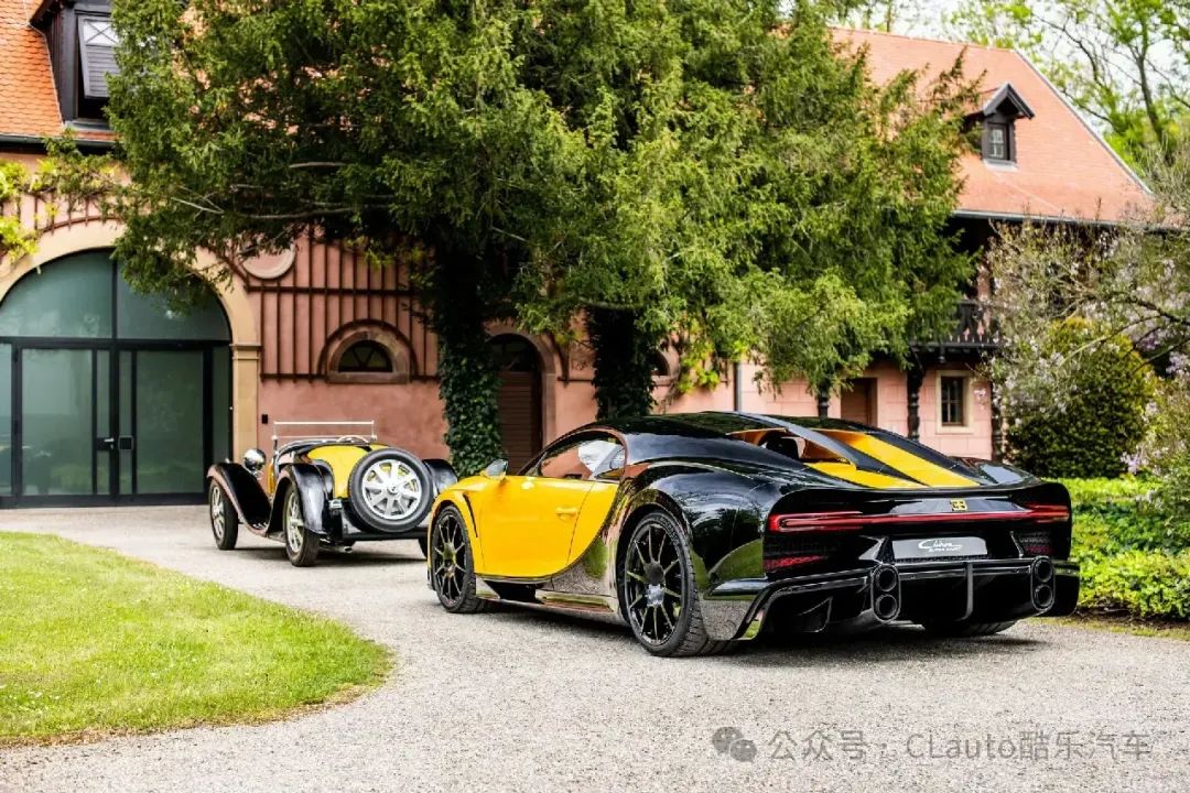 致敬type 55 super sport,布加迪发布全新黄黑配色chiron super sport